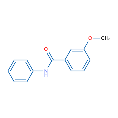 3-甲氧基-N-苯基苯甲酰胺 结构式