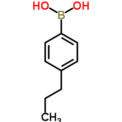 4-丙基苯硼酸 结构式