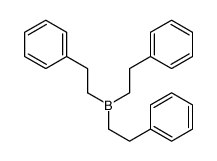 三(2-苯乙基)硼烷 结构式