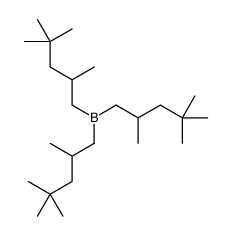 三(2,4,4-三甲基戊基)硼烷 结构式