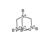 Boron, dodecahydro[μ4-(1,3,5,7-tetraazatricyclo[3.3.1.13,7]decane-N1:N3:N5:N7)]tetra- 结构式