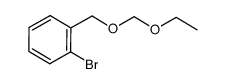 1-溴-2-[(乙氧基甲氧基)甲基]苯 结构式