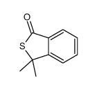 3,3-二甲基苯并[c]噻吩-1(3H)-酮 结构式