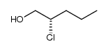 (2S)-2-氯-1-戊醇 结构式