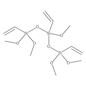 Trisiloxane, 1,3,5-triethenyl-1,1,3,5,5-pentamethoxy- 结构式