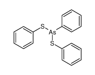 Arsonodithious acid, As-phenyl-, diphenyl ester 结构式