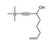 1-三甲基硅基-7-辛烯-1-炔-3-醇 结构式