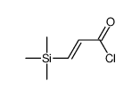 2-Propenoyl chloride, 3-(trimethylsilyl)-, (E)- 结构式