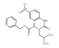 Z-LEU-PNA 结构式