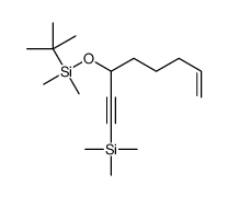 Silane, [3-[[(1,1-dimethylethyl)dimethylsilyl]oxy]-7-octen-1-ynyl]trimethyl- (9CI) 结构式