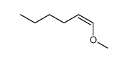 1-Hexene, 1-methoxy-, (Z)- (9CI) 结构式