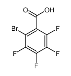 2-溴-3,4,5,6-四氟苯甲酸 结构式