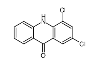 2,4-二氯-9(10H)-吖啶酮 结构式