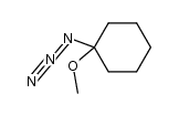 1-叠氮基-1-甲氧基环己烷 结构式