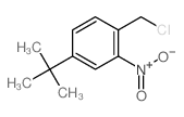 1-(氯甲基)-2-硝基-4-叔丁基苯 结构式