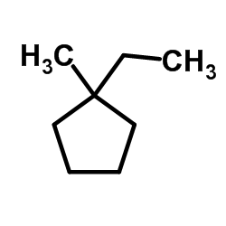 1-乙基-1-甲基环戊烷 结构式