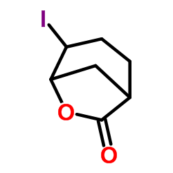 4-碘-3-环己基甲酸内酯 结构式