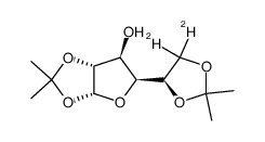 1,2:5,6-二-O-异亚丙基-α-D-葡萄糖呋喃糖-6,6-C-d2 结构式