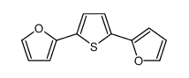 2,5-二(2-呋喃基)噻吩 结构式
