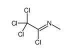 Ethanimidoyl chloride, 2,2,2-trichloro-N-methyl- 结构式