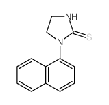1-萘-1-基咪唑烷-2-硫酮 结构式