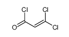 3,3-二氯丙烯酰氯 结构式