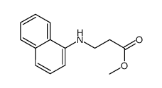 N-1-萘基-β-丙氨酸甲酯 结构式