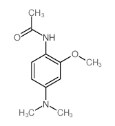 N-(4-二甲氨基-2-甲氧基苯基)乙酰胺 结构式