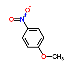 4-硝基苯甲醚 结构式