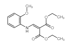 2-茴香胺亚甲基丙二酸二乙酯 结构式