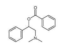 α-[(Dimethylamino)methyl]benzyl=benzoate 结构式