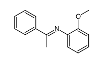 2-甲氧基-N-(1-苯亚乙基)苯胺 结构式
