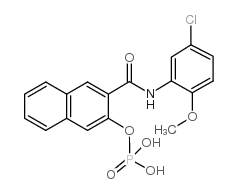 色酚AS-CL磷酸盐 结构式