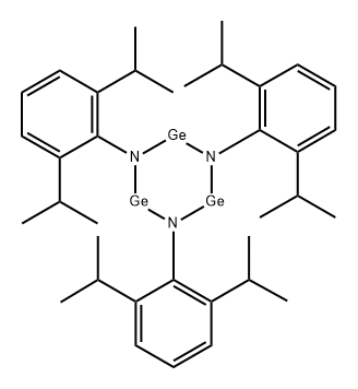 1,3,5,2,4,6-三氮杂三锗杂环-2,4,6(1H,3H,5H)-三亚基-1,3,5-三[2,6-二(1-甲基乙基)苯基] 结构式