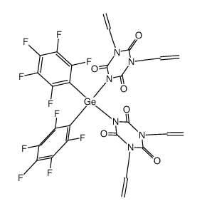 1,1'-[双(五氟苯基)亚锗基]双[3,5-二-2-丙烯基-1,3,5-三嗪-2,4,6(1H,3H,5H)-三酮] 结构式