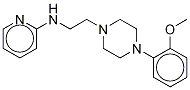 N-(2-(4-(2-METHOXYPHENYL)PIPERAZIN-1-YL)ETHYL)PYRIDINE-2-AMINE 结构式