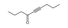 5-壬炔-4-酮 结构式