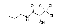 3,3,3-三氯-2-羟基-N-丙基丙酰胺 结构式