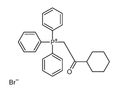 Phosphonium, (2-cyclohexyl-2-oxoethyl)triphenyl-, bromide (1:1) 结构式
