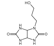 四氢-1-(3-羟丙基)咪唑并[4,5-d]咪唑-2,5(1H,3H)-二酮 结构式