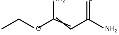 3-氨基-3-乙氧基-2-丙烯酰胺 结构式