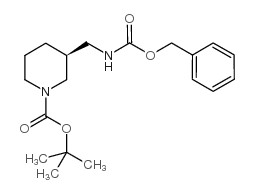 (S)-1-Boc-3-(Cbz-amino-methyl)-piperidine 结构式