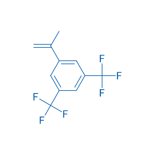 1-(1-Methylethenyl)-3,5-bis(trifluoromethyl)benzene 结构式