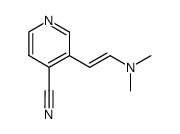 3-(2-二甲氨基乙烯基)-4-吡啶甲腈 结构式