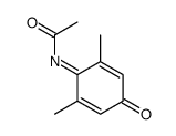 N-(2,6-二甲基-4-氧代-1-环己-2,5-二烯亚基)乙酰胺 结构式