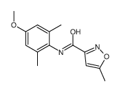 N-(4-甲氧基-2,6-二甲基苯基)-5-甲基异恶唑-3-甲酰胺 结构式