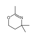 4H-1,3-Oxazine, 5,6-dihydro-2,4,4-trimethyl- 结构式