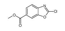 2-氯苯并[d]噁唑-6-羧酸甲酯 结构式