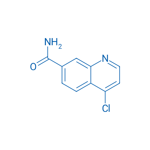 4-氯喹啉-7-甲酰胺 结构式