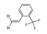 1-(2,2-二溴乙烯基)-2-(三氟甲基)苯 结构式